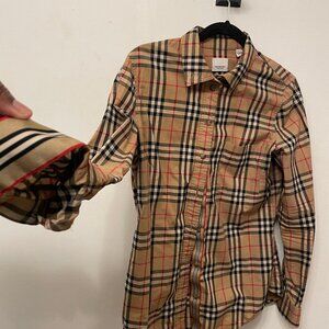 Burberry Classic Check Button-Down Shirt